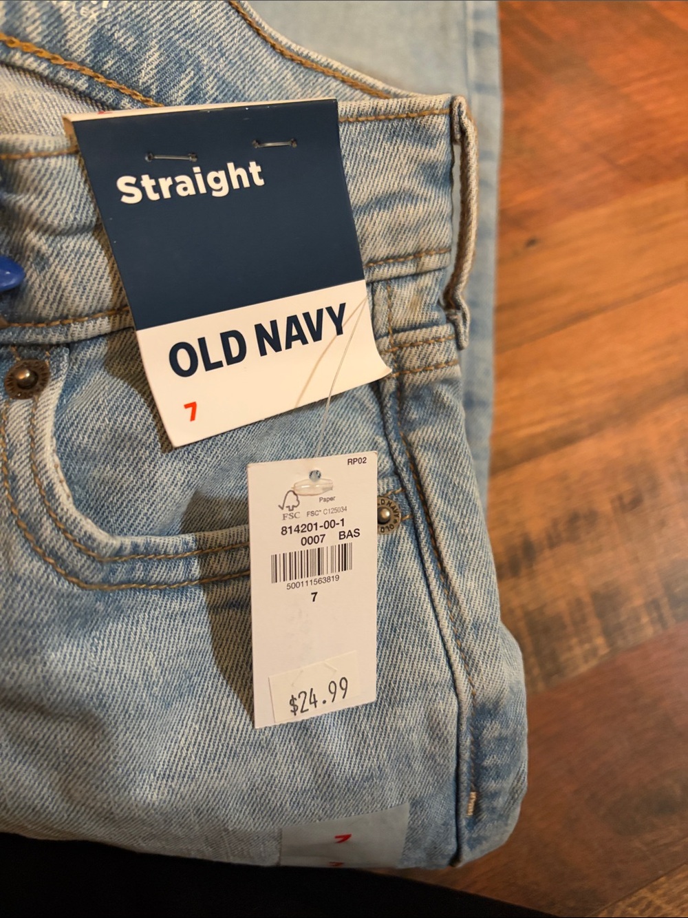 Old Navy Light Blue Straight Jeans - Kids